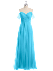 Hors De l'Épaule Col En Cœur Tulle Robe Piscine