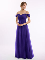 Hors De l'Épaule Col En Cœur Tulle Robe Régence