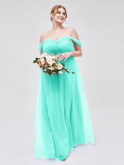 Hors De l'Épaule Col En Cœur Tulle Robe Spa Grande Taille