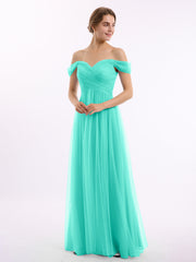 Hors De l'Épaule Col En Cœur Tulle Robe Spa