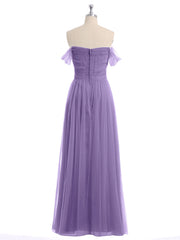 Hors De l'Épaule Col En Cœur Tulle Robe Tahiti