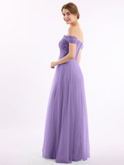Hors De l'Épaule Col En Cœur Tulle Robe Tahiti