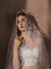 Voile de mariée en dentelle