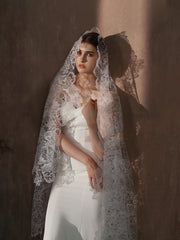 Voile de mariée en dentelle