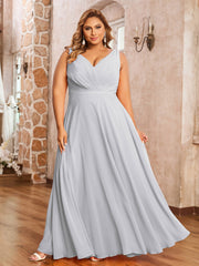 Spaghetti Bretelle Dentelle Robe avec Corset Dos Argent Grande Taille