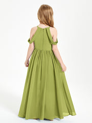 Robes de Demoiselle d'Honneur Junior à Hors de l'Épaule de Rêve Trèfle