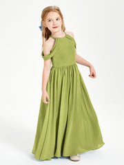 Robes de Demoiselle d'Honneur Junior à Hors de l'Épaule de Rêve Trèfle