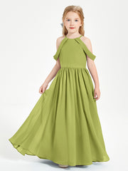 Robes de Demoiselle d'Honneur Junior à Hors de l'Épaule de Rêve Trèfle