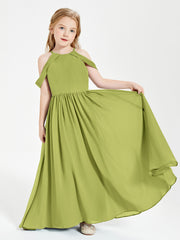 Robes de Demoiselle d'Honneur Junior à Hors de l'Épaule de Rêve Trèfle