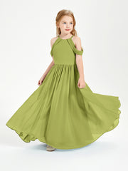 Robes de Demoiselle d'Honneur Junior à Hors de l'Épaule de Rêve Trèfle