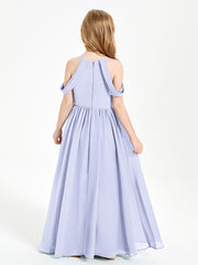 Robes de Demoiselle d'Honneur Junior à Hors de l'Épaule de Rêve Lavande