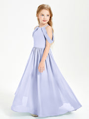 Robes de Demoiselle d'Honneur Junior à Hors de l'Épaule de Rêve Lavande
