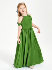 Robes de Demoiselle d'Honneur Junior à Hors de l'Épaule de Rêve Mousse