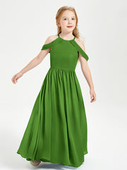 Robes de Demoiselle d'Honneur Junior à Hors de l'Épaule de Rêve Mousse