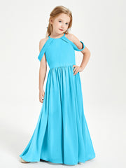 Robes de Demoiselle d'Honneur Junior à Hors de l'Épaule de Rêve Piscine