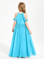Robes de Demoiselle d'Honneur Junior à Hors de l'Épaule de Rêve Piscine