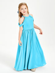 Robes de Demoiselle d'Honneur Junior à Hors de l'Épaule de Rêve Piscine
