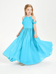 Robes de Demoiselle d'Honneur Junior à Hors de l'Épaule de Rêve Piscine