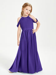 Robes de Demoiselle d'Honneur Junior à Hors de l'Épaule de Rêve Régence