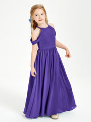 Robes de Demoiselle d'Honneur Junior à Hors de l'Épaule de Rêve Régence