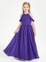 Robes de Demoiselle d'Honneur Junior à Hors de l'Épaule de Rêve Régence