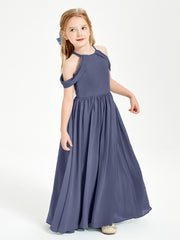 Robes de Demoiselle d'Honneur Junior à Hors de l'Épaule de Rêve Orageux