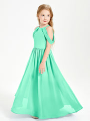 Robes de Demoiselle d'Honneur Junior à Hors de l'Épaule de Rêve Turquoise